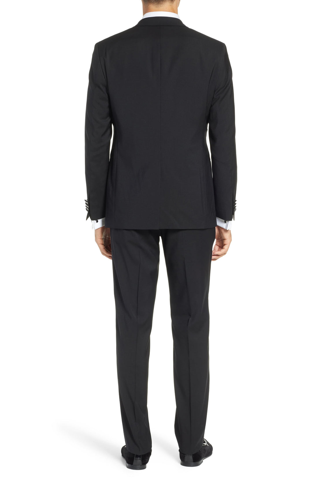 Adam Baker Men's Modern Fit Two-Piece Notch Lapel Tuxedo Suit