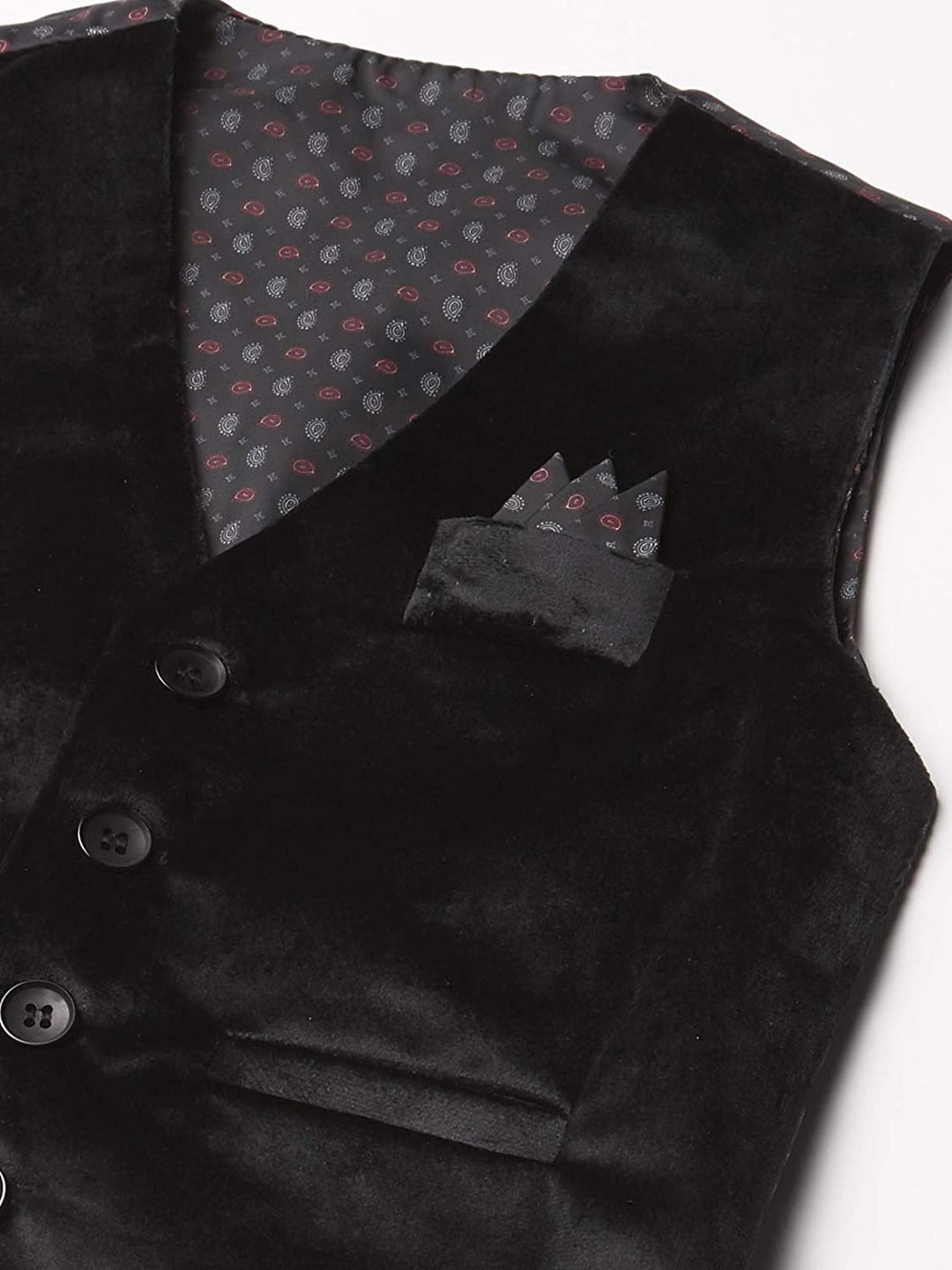 Isaac Mizrahi Boys' 4-Piece Velvet Vest Set