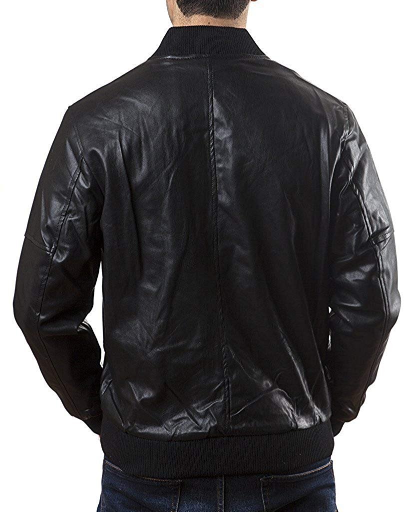 A.K. Collection Men's Faux-Leather Moto Jacket - Available in Many Styles - CLEARANCE - FINAL SALE