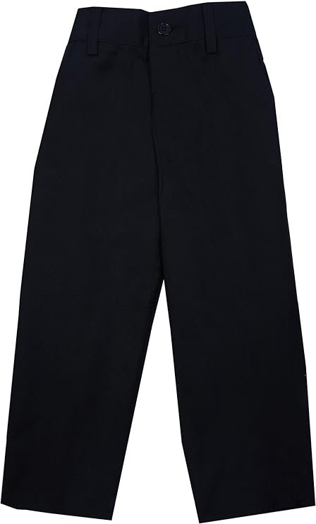 Armando Martillo Boys Flat Front Elastic Waist Dress Pants (Regular & Husky Fits)