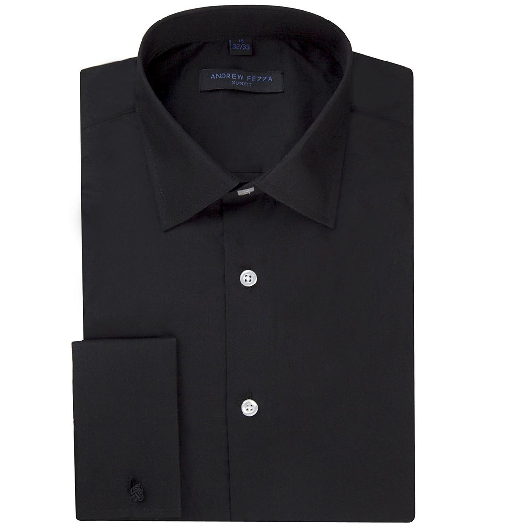 men's dress shirts french cuffs for sale Mens Long Sleeves Dress Shirts Formal French Cuff Cufflink Business Strip Shirts