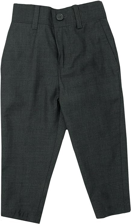 Armando Martillo Boys Flat Front Elastic Waist Dress Pants (Regular & Husky Fits)