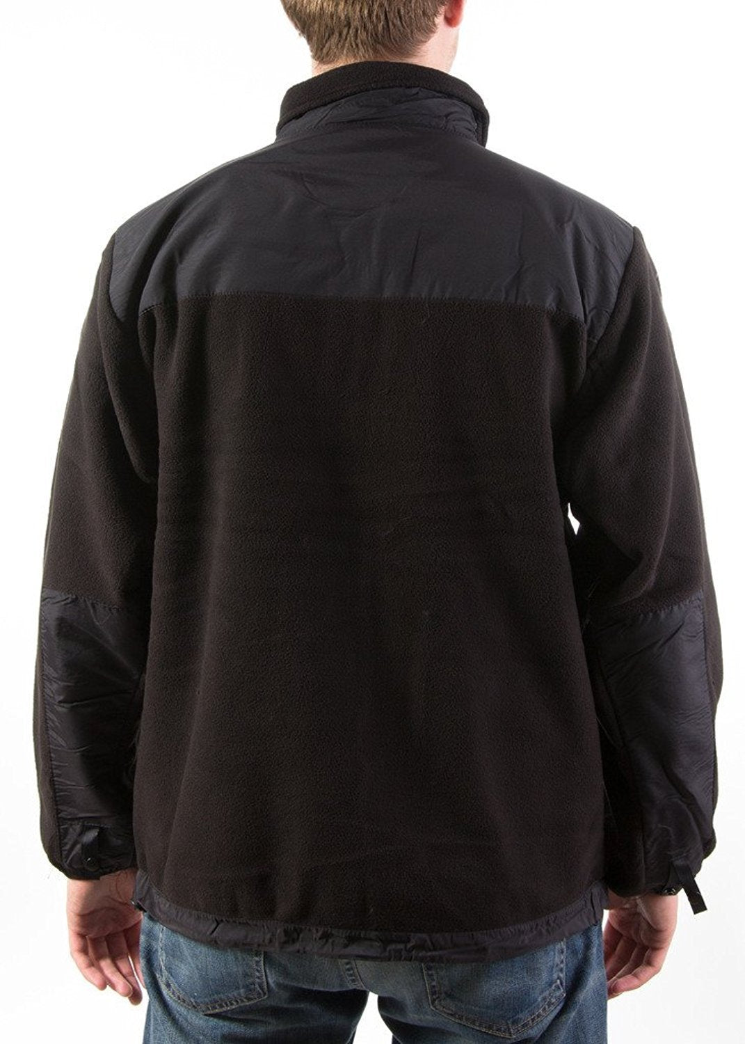 True Rock Men's Full Zip Two-Tone Performance Fleece Jacket - Colors - CLEARANCE - FINAL SALE