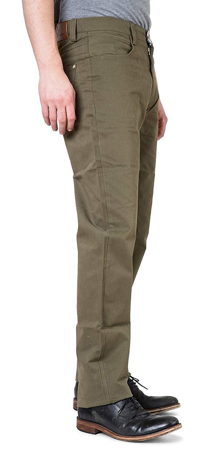 Rossetti Uomo Men's Modern Fit Lightweight 100% Cotton Luxury Pants - Colors