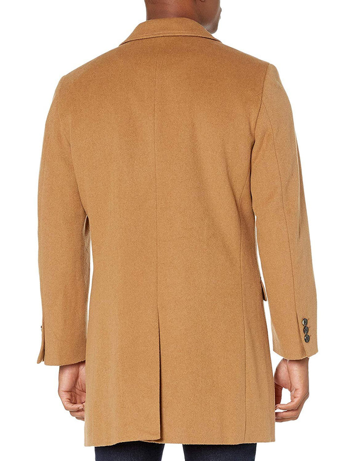 Adam Baker Men's Single Breasted Wool/Cashmere Mid-Length Carcoat - CLEARANCE - FINAL SALE