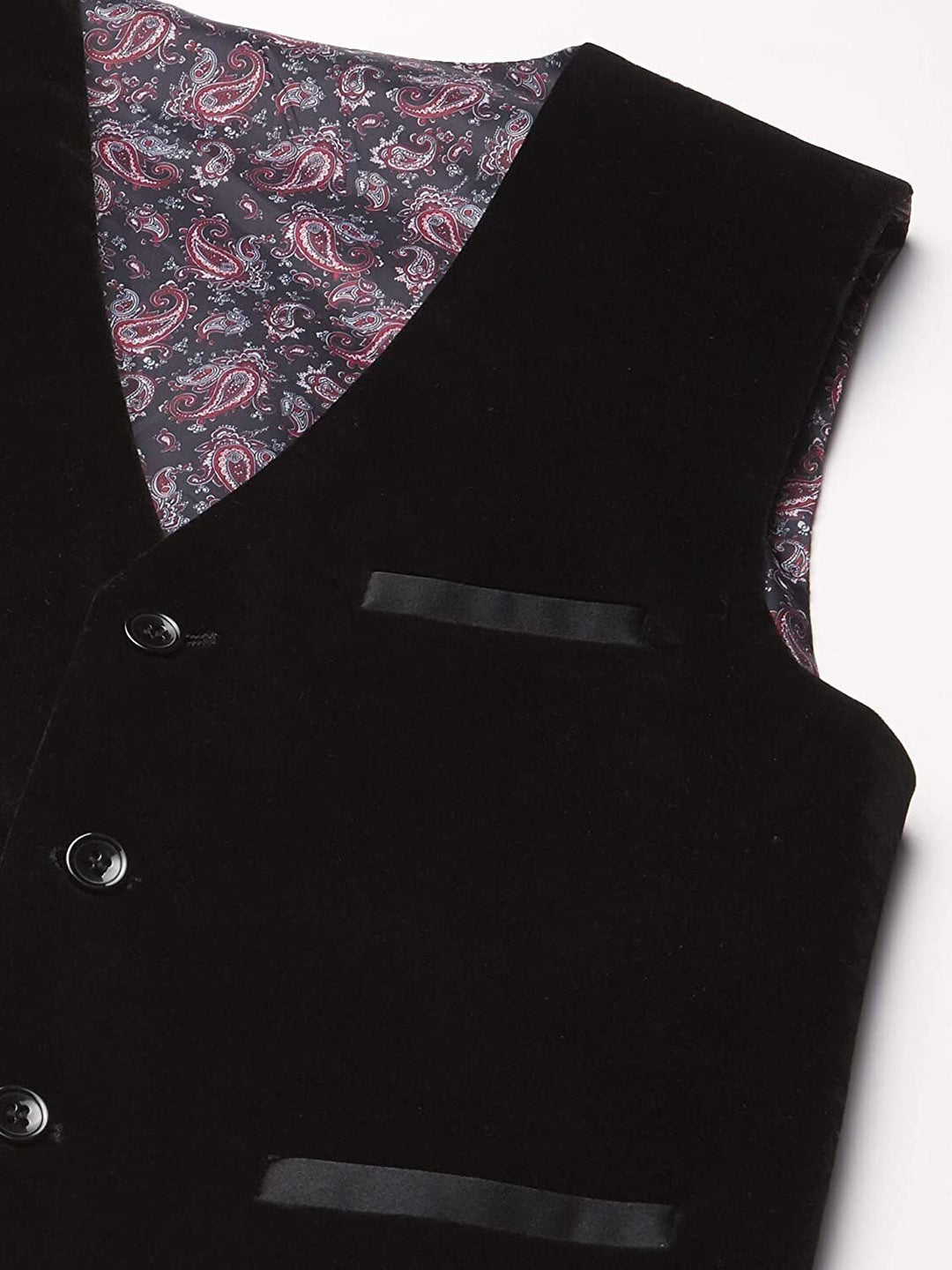 Isaac Mizrahi Boys' Slim Fit 3 Piece Velvet Suit