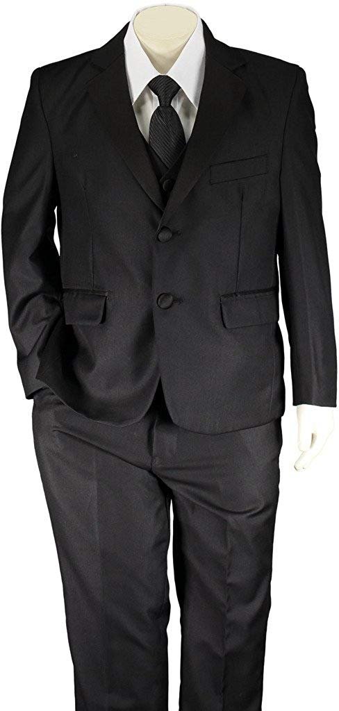 Art Hoffman Boy's Regular Fit 5-Piece Formal Tuxedo Suit Set - CLEARANCE, FINAL SALE!