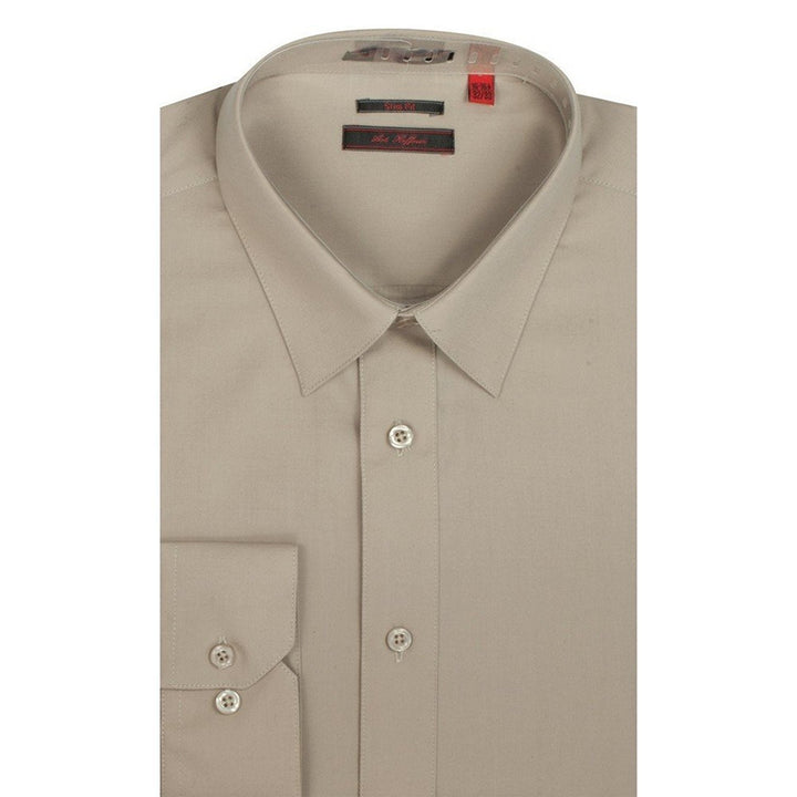 Art Hoffman Men's Slim Fit Long Sleeve Solid Dress Shirt - More Colors - CLEARANCE - FINAL SALE