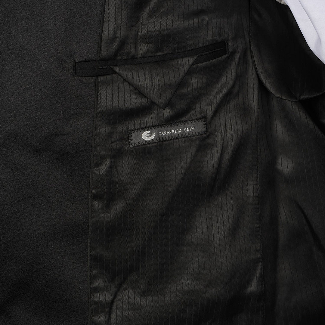 Caravelli Men's Slim Fit Two-Piece Notch Lapel Formal Tuxedo Suit Set