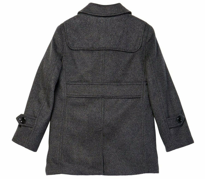 Isaac Mizrahi Boy's 2-20 Solid Wool Toggle Coat with Removble Hood - Colors