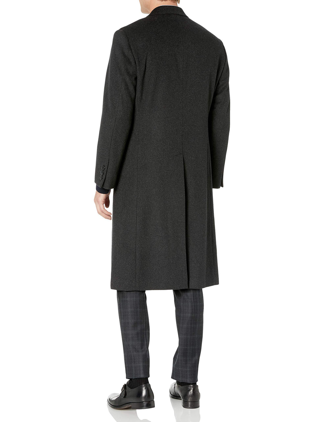 Adam Baker Men's Single Breasted Luxury Wool Full Length Topcoat - Available in Colors