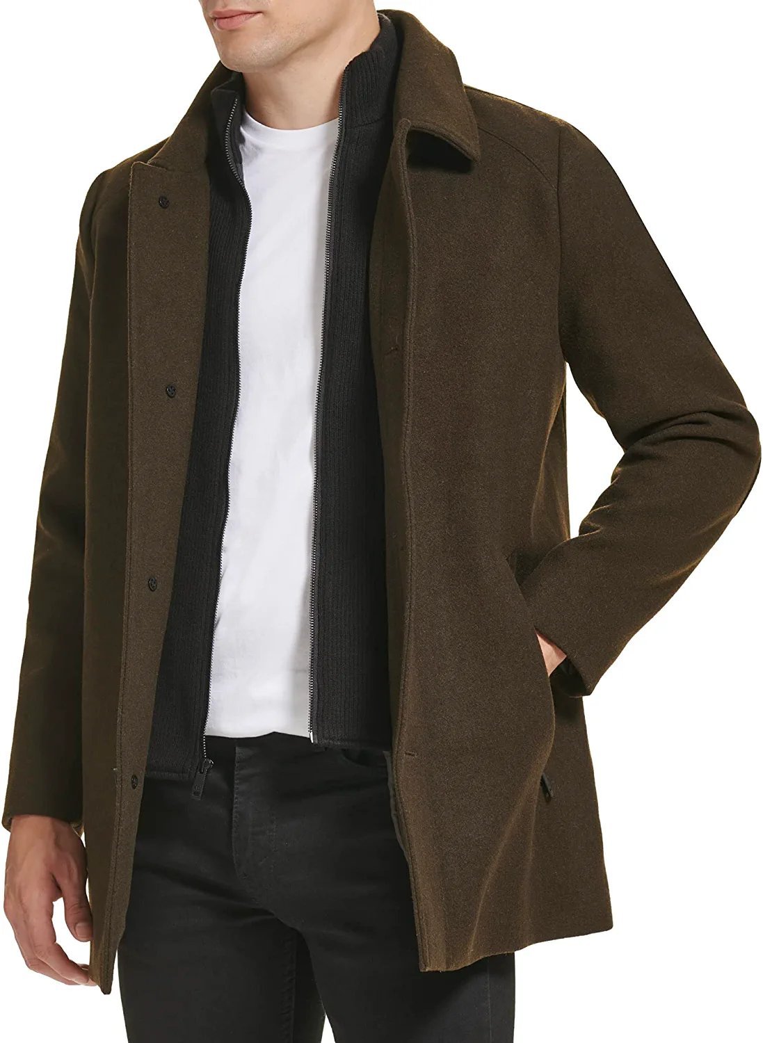 Kenneth cole men's wool coat best sale