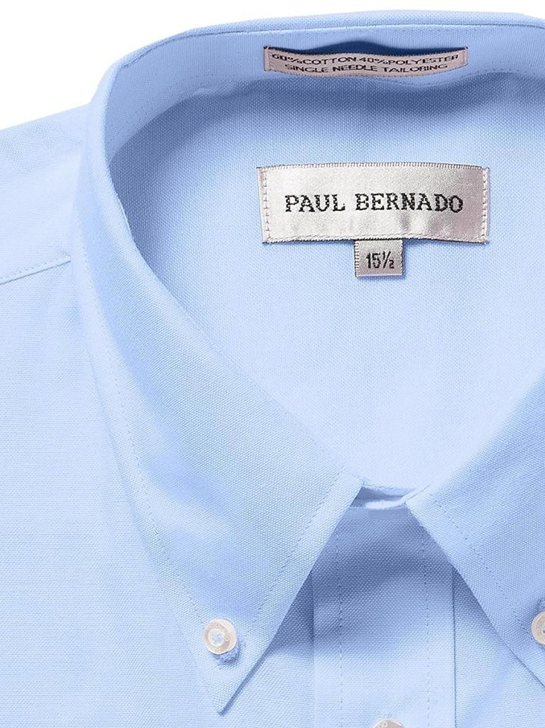 Paul Bernado Men's Short Sleeve Button-Down Oxford Shirt - Colors - CLEARANCE - FINAL SALE