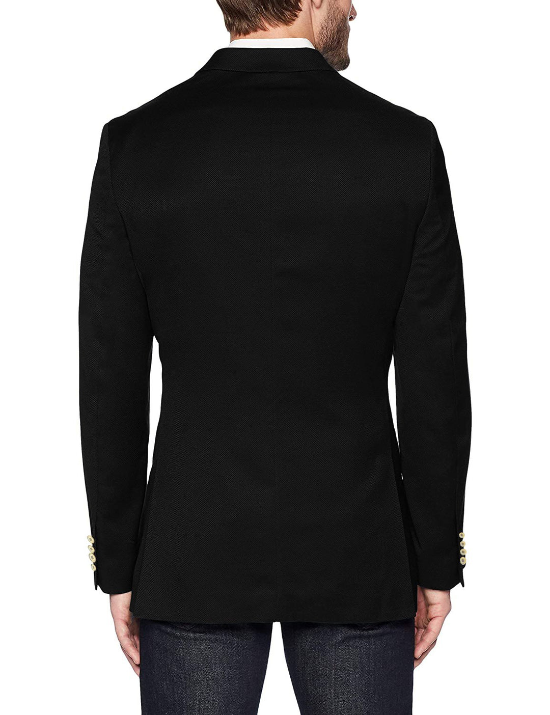 Adam Baker Men's Single Breasted Classic Fit Super 140'S 100% Wool Luxury Blazer/Sport Coat