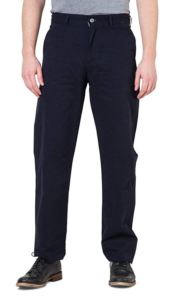 Rossetti Uomo Men's Essential Modern Fit Lightweight Cotton Luxury Pants