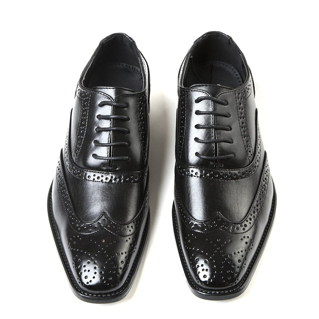 Men's Tuxedo Dress Shoes Lace Up Pointed Toe Oxford Formal Wedding Shoes - CLEARANCE, FINAL SALE!