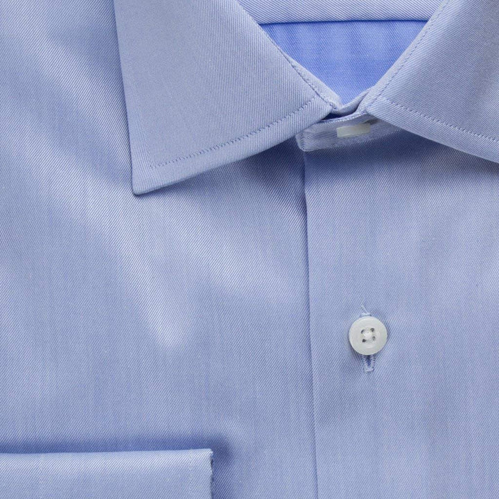 Proper Men's Regular Fit Wrinkle Free Solid Cotton Dress Shirt - Available in Colors