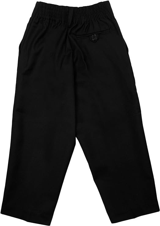 Armando Martillo Boys Flat Front Elastic Waist Dress Pants (Regular & Husky Fits)