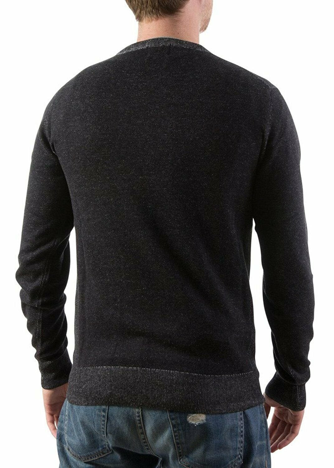 F/X Fusion Trend Men's Luxury Fitted Ribbed Crew Neck Sweater - Available in Colors - CLEARANCE - FINAL SALE