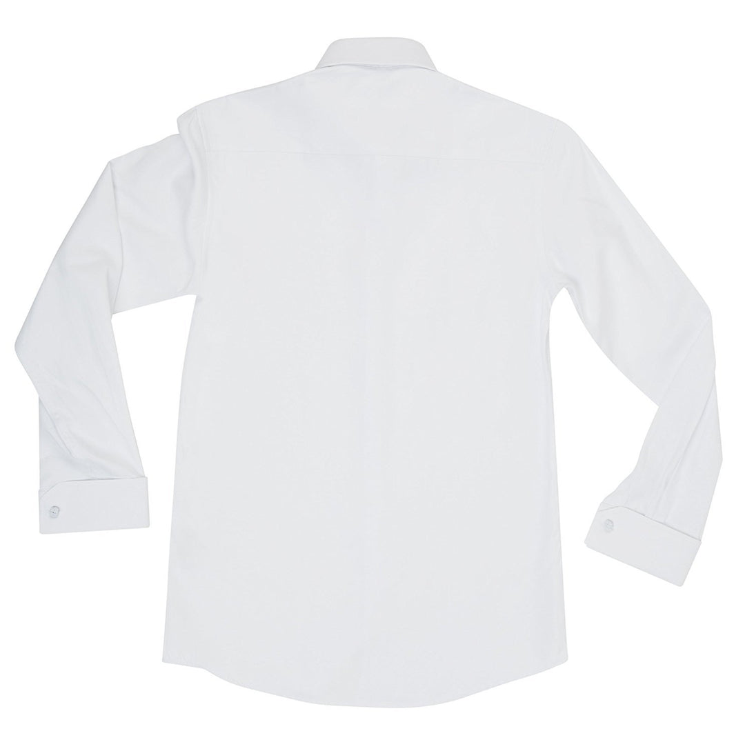 Paul Bernado Boy's Slim Fit French Cuff Pique Design Dress Shirt - CLEARANCE - FINAL SALE