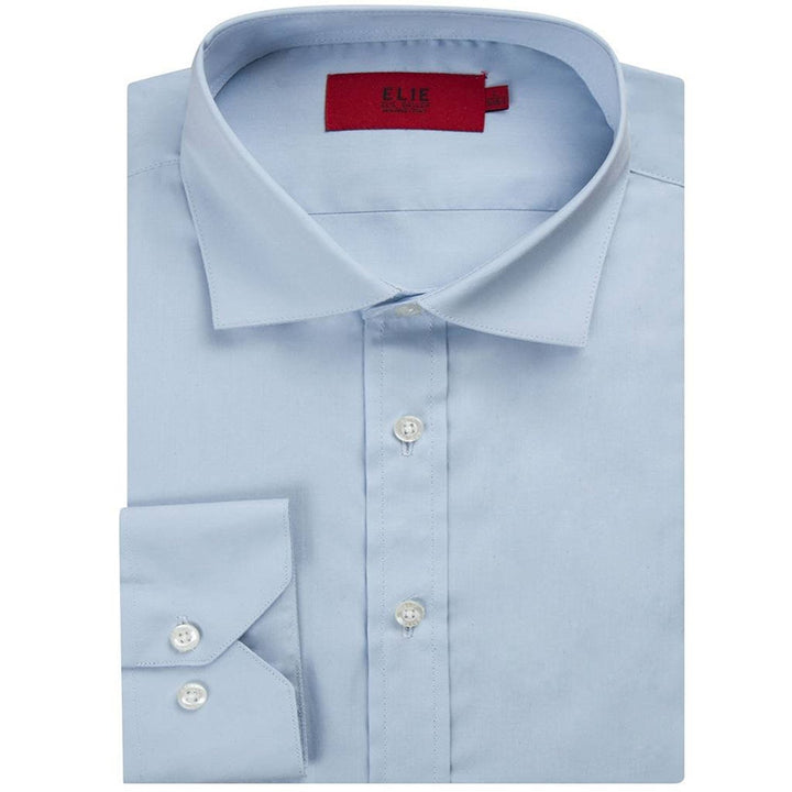 Elie Balleh Men's 100% Cotton Slim Fit Long Sleeve Solid Dress Shirt - CLEARANCE - FINAL SALE