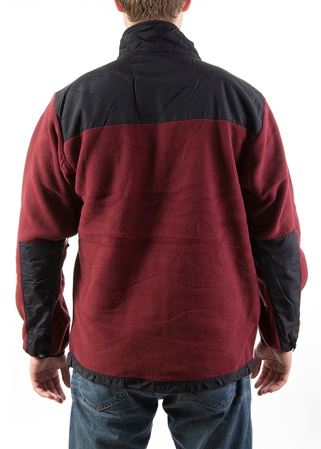 True Rock Men's Full Zip Two-Tone Performance Fleece Jacket - Colors - CLEARANCE - FINAL SALE