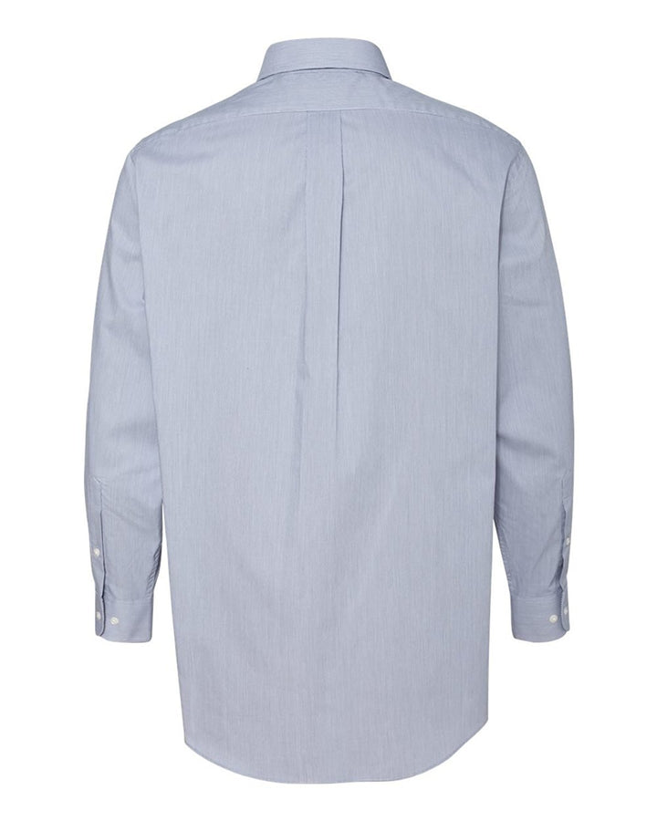 Van Heusen Men's Full Button Front Stripe Dress Shirt