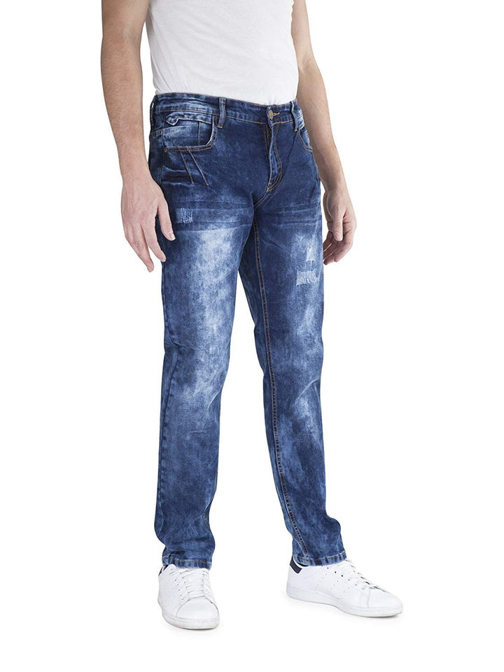 400 UOMO Men's Slim Fit Stretch Straight Leg Denim Jeans - Available in Many Colors