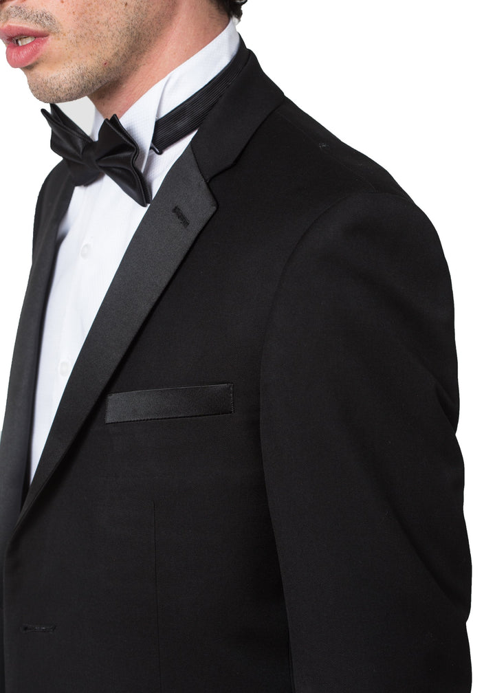 Adam Baker Men’s Regular Fit Two-Piece Notch Lapel Formal Tuxedo