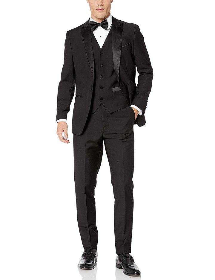 Statement Men's 100% Wool Modern Fit 3-Piece Tuxedo