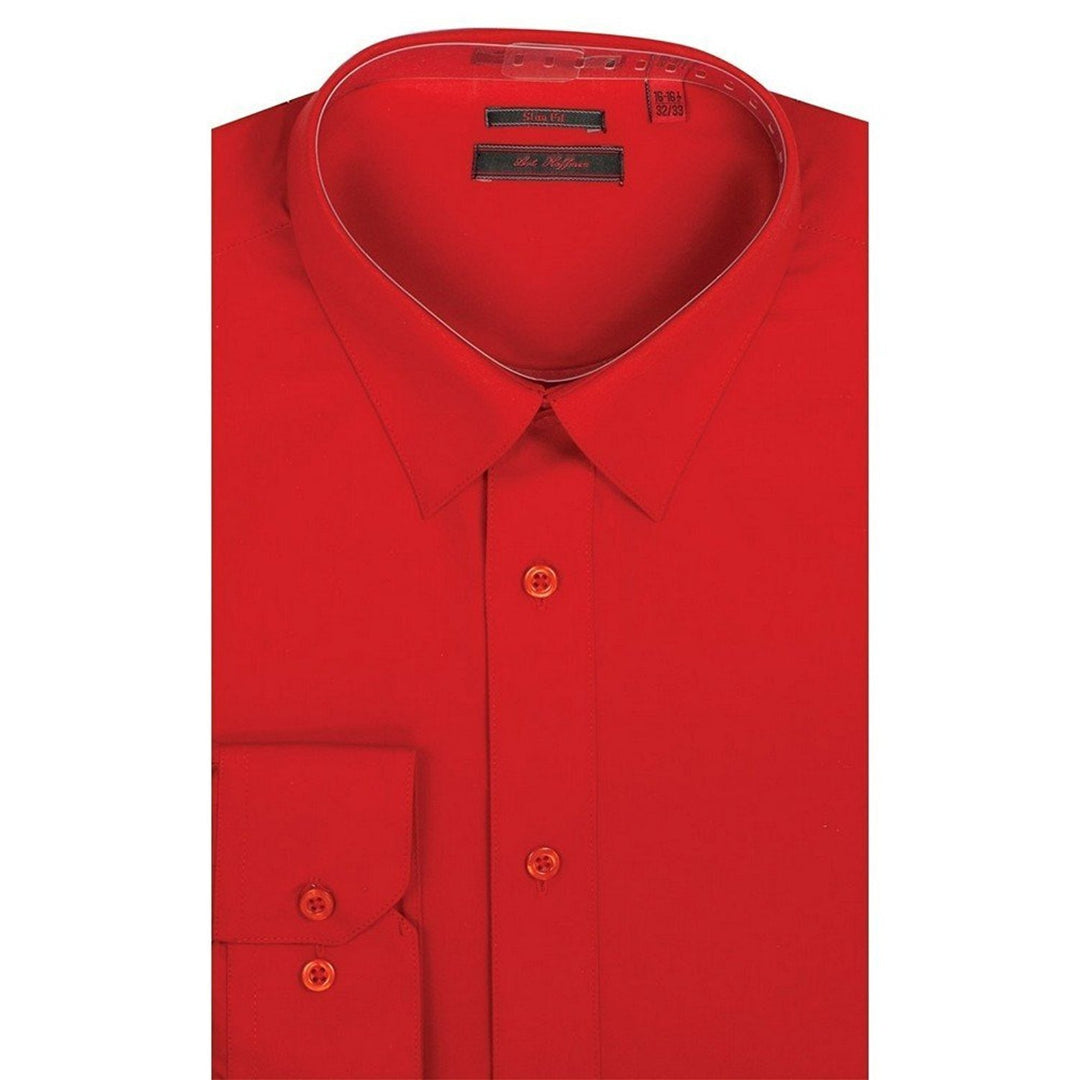 Art Hoffman Men's Slim Fit Long Sleeve Solid Dress Shirt - More Colors - CLEARANCE - FINAL SALE