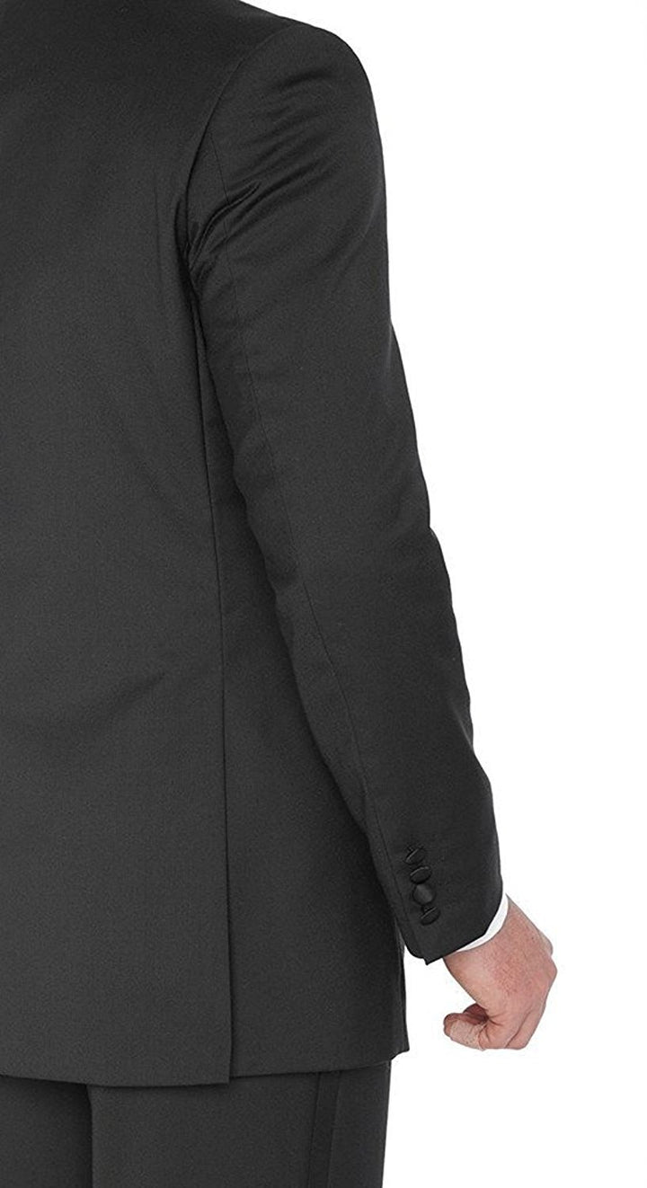 Adam Baker Men's Regular Fit Two-Piece Notch Lapel Tuxedo Suit