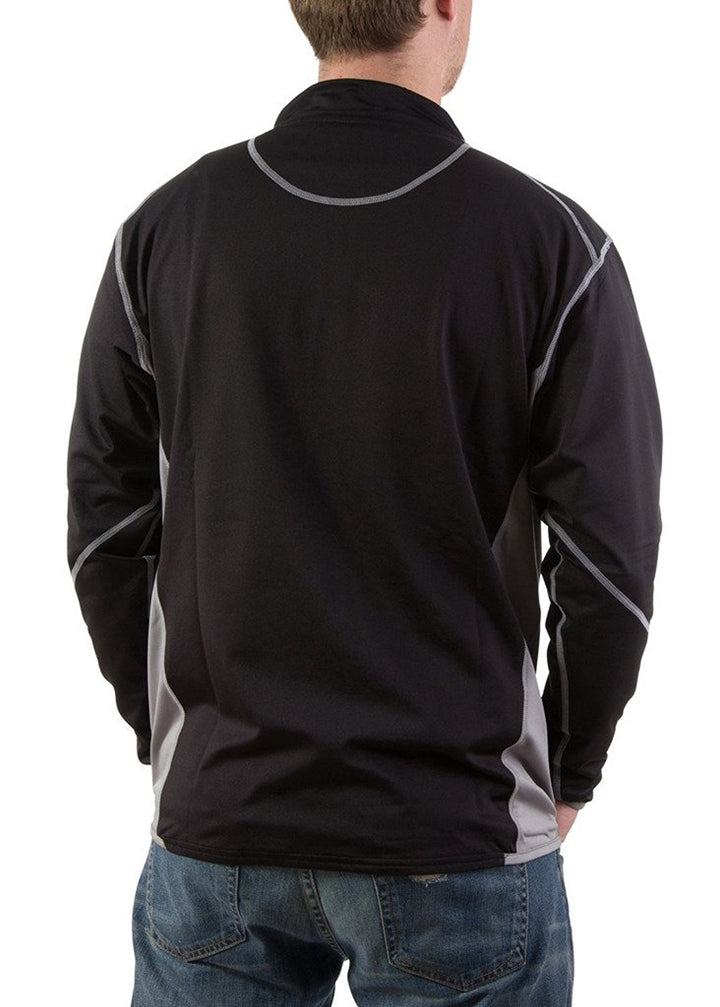 F/X Fusion Men's Active ¼ Zip Pullover Performance Stretch Sweatshirt with Microfleece Lining