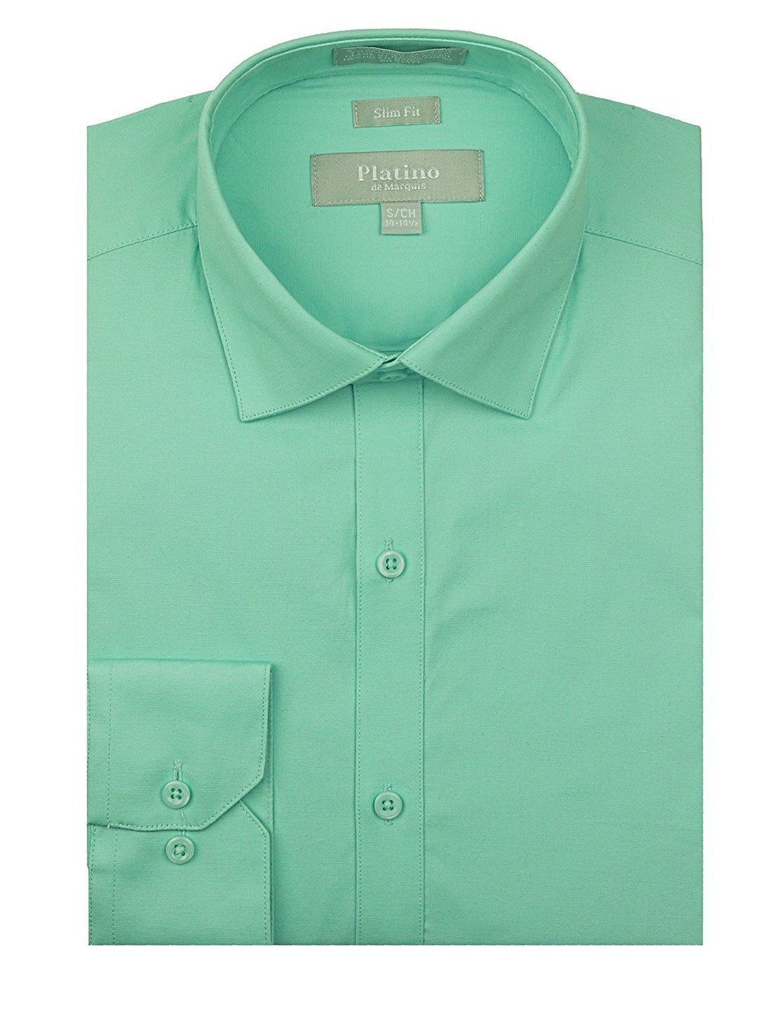 Marquis Platino Men's Slim Fit Cotton Stretch Long Sleeve Dress Shirt Adam Baker Marquis Platino Men's Slim Fit Cotton Stretch Long Sleeve Dress Shirt Adam Baker