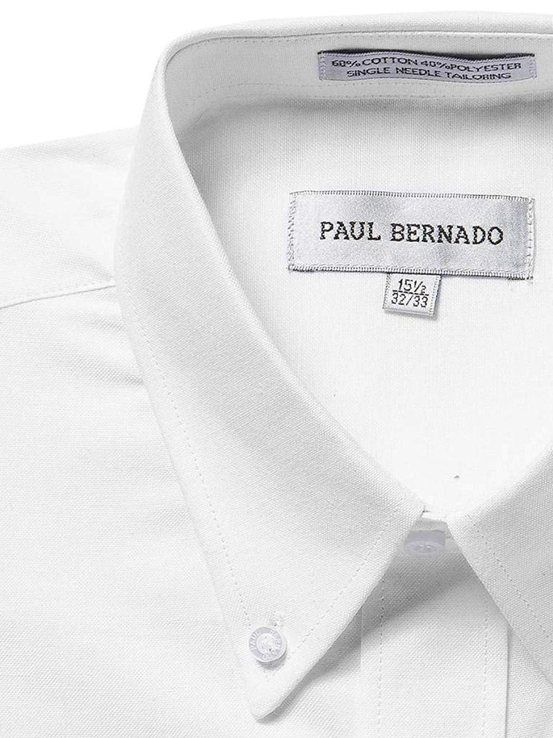 Paul Bernado Men's Long Sleeve Button-Down Oxford Shirt - CLEARANCE - FINAL SALE