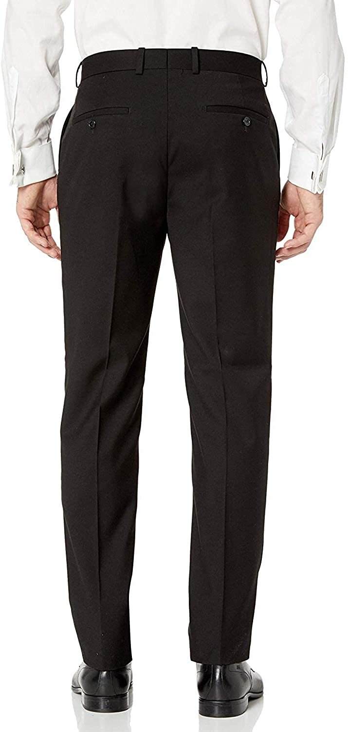 Adam Baker Men’s Slim Fit Double Breasted Peak Lapel 2-Piece Tuxedo Suit Set