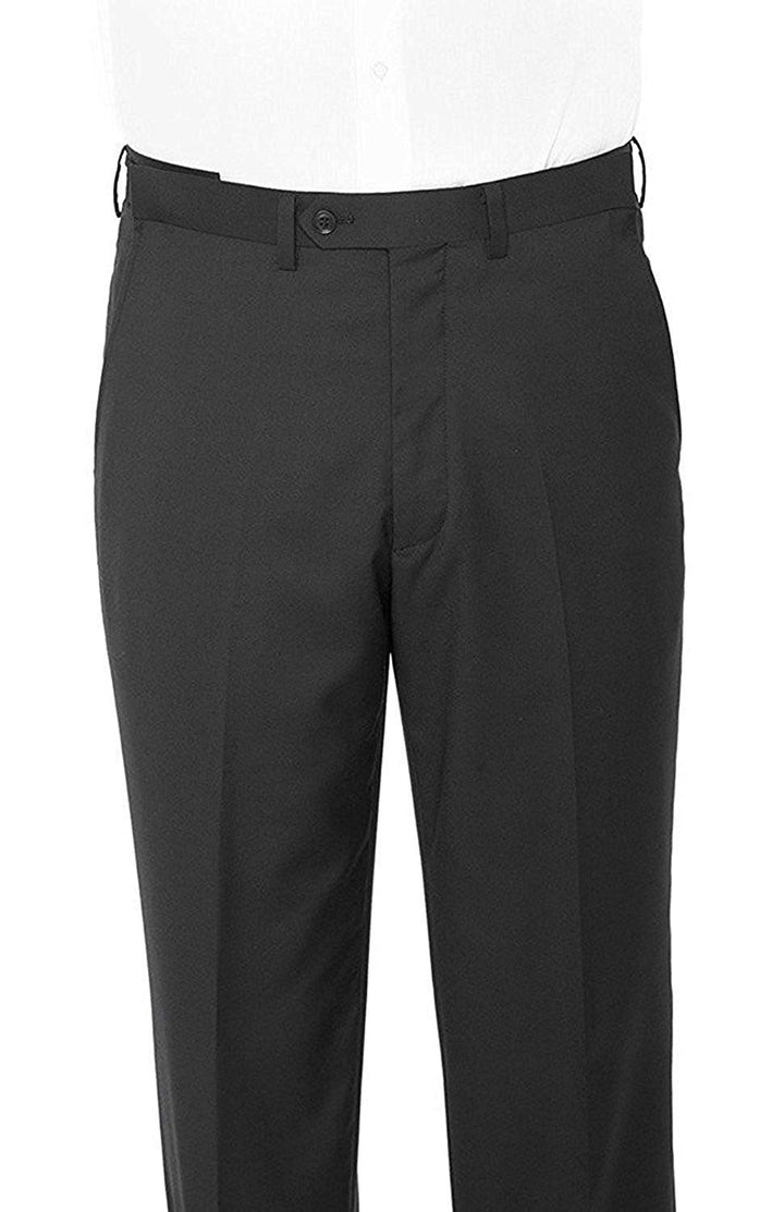 Adam Baker Men's Regular & Slim Fit Two-Piece Notch Lapel Tuxedo Suit - CLEARANCE
