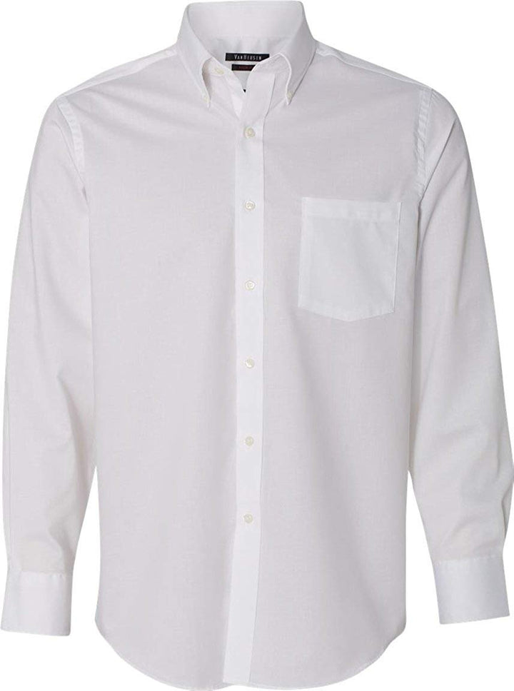 Van Heusen Mens Long Sleeve Slim Fit Twill Shirt. 13V0384 XX-Large White - CLEARANCE, FINAL SALE!