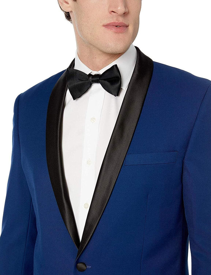 Adam Baker Men's Shawl Collar Slim Fit Two-Piece Formal Tuxedo