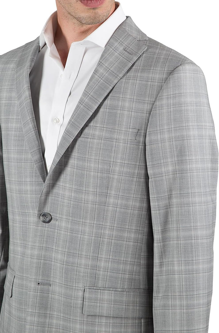 Adam Baker Men's Single Breasted Classic Fit 100% Luxury Lamb's Wool Blazer/Sport Coat - CLEARANCE - FINAL SALE