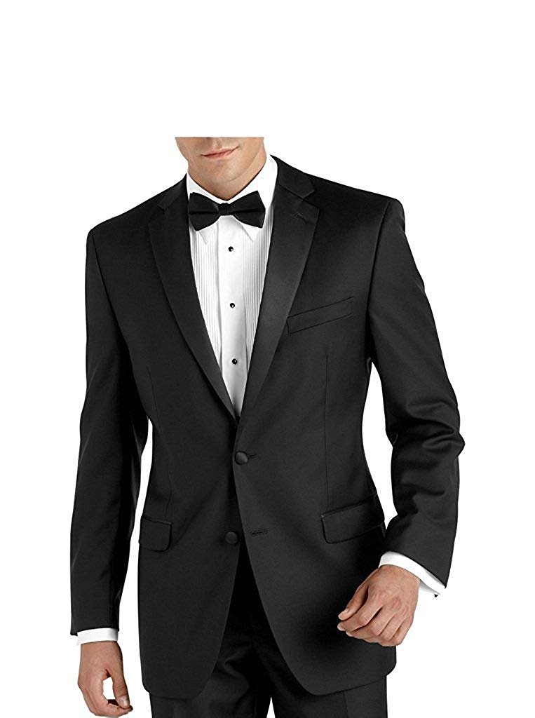Adam Baker Men's Regular & Slim Fit Two-Piece Notch Lapel Tuxedo Suit - CLEARANCE - FINAL SALE !!