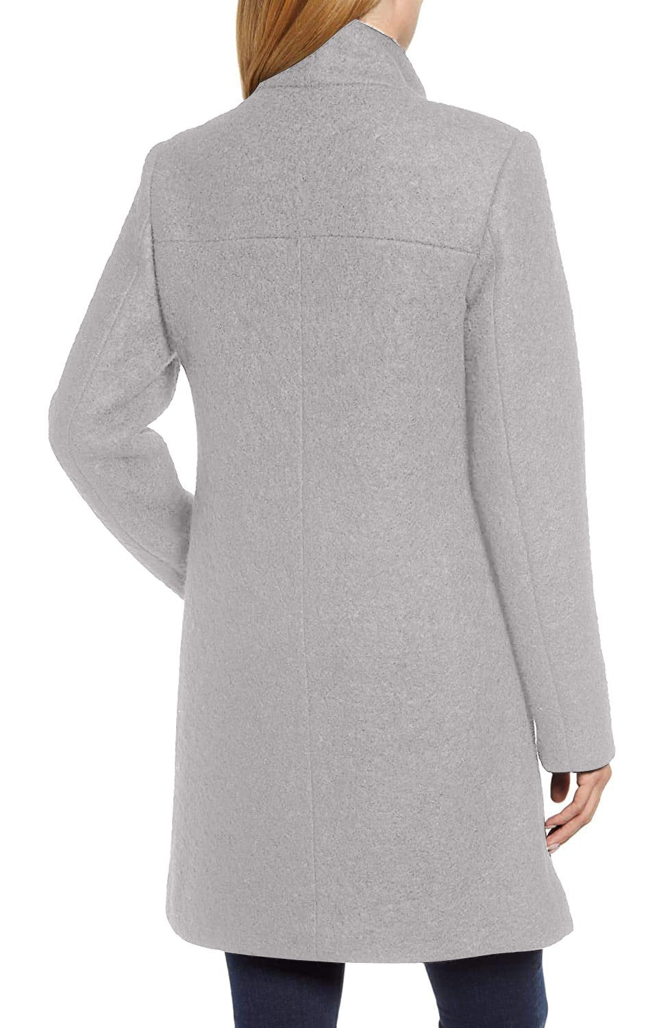 Kenneth Cole New York Women's Pressed Wool-Blend Boucle Coat