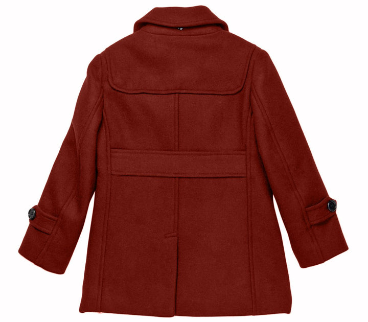 Isaac Mizrahi Boy's 2-20 Solid Wool Toggle Coat with Removble Hood - Colors