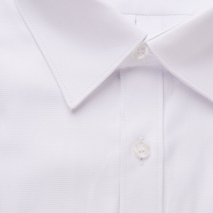 Paul Bernado Boy's Long Sleeve Pique Design Dress Shirt - Regular & Husky - CLEARANCE - FINAL SALE