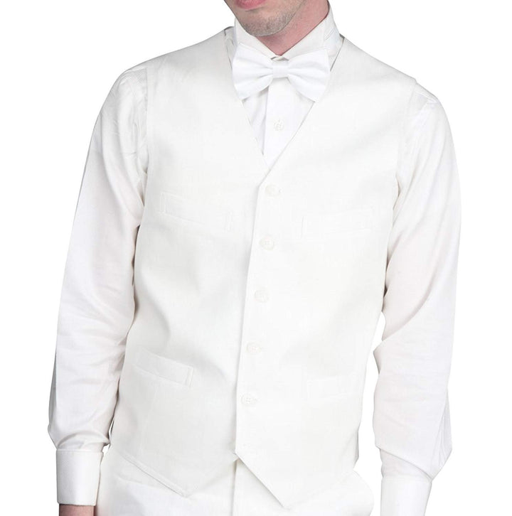 Adam Baker Mens (Groomsmen) Modern Fit Luxury Linen Formal Vest & Pant Separates - CLEARANCE - FINAL SALE