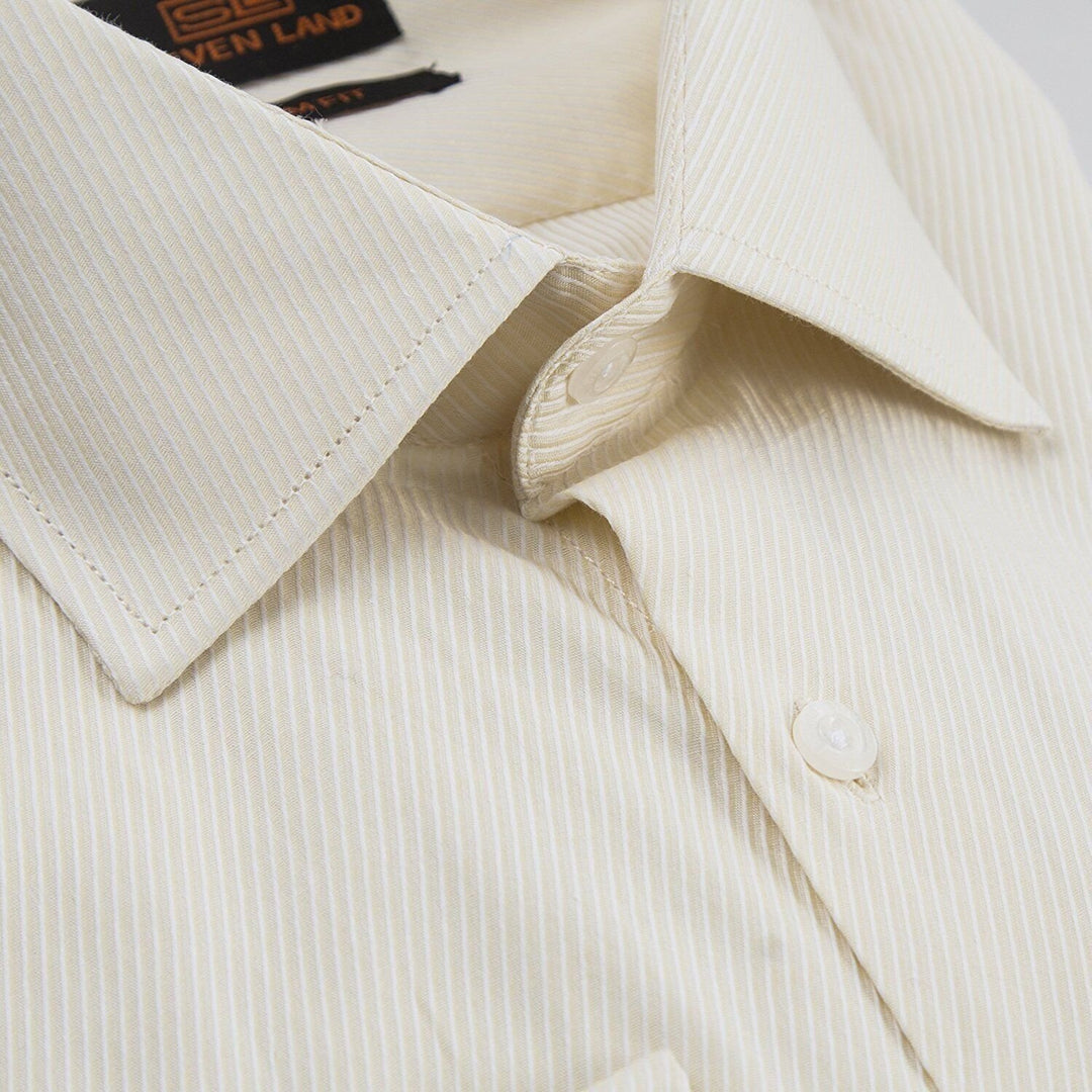 Steven Land Men's Trim-Fit French Cuff Tonal Twill Print Cotton Dress Shirt – CLEARANCE - FINAL SALE