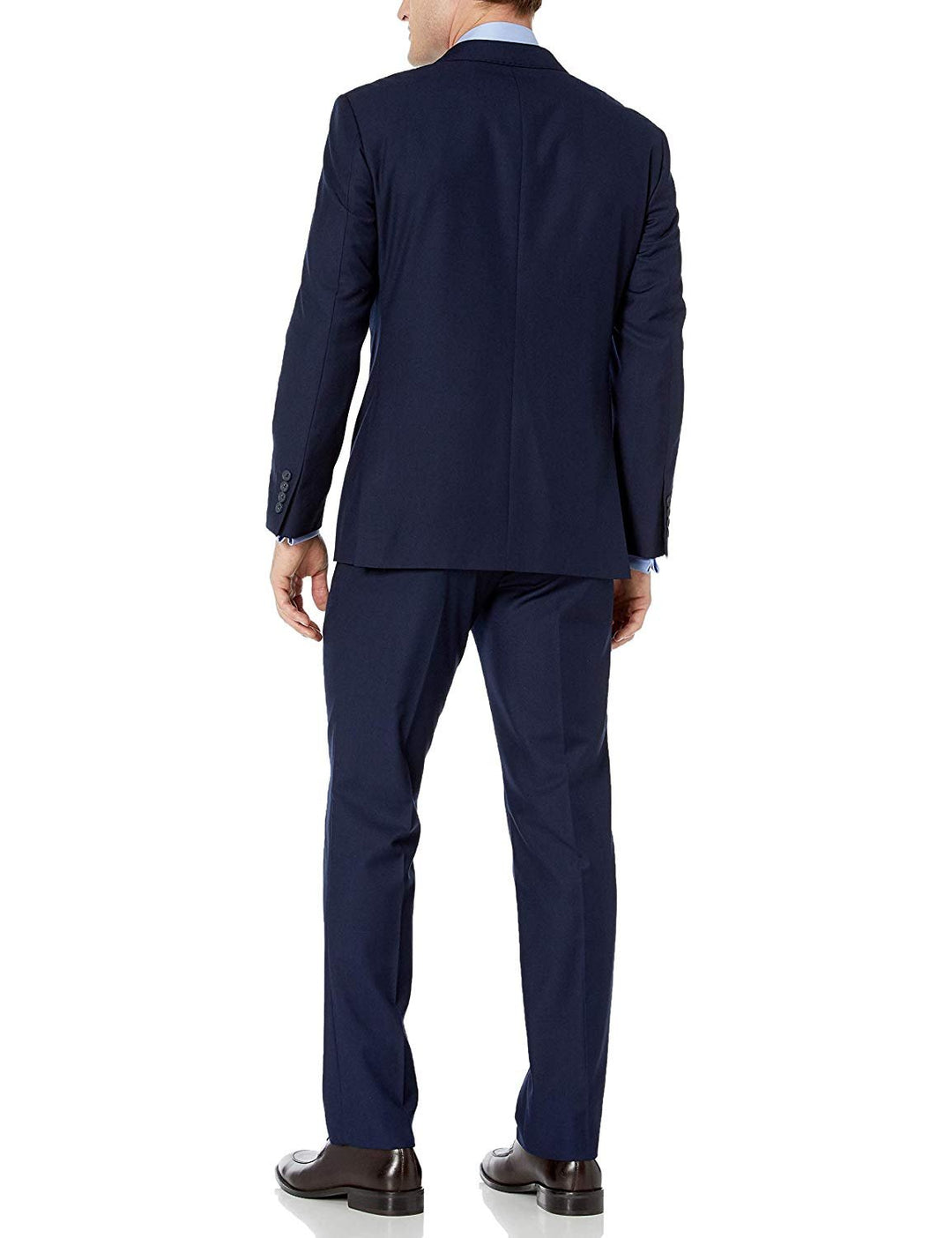 Adam Baker Men's Modern Fit Double-Breasted 2-Piece (Jacket & Pants) Suit - Colors