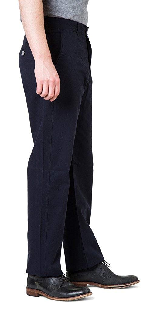 Rossetti Uomo Men's Essential Modern Fit Lightweight Cotton Luxury Pants